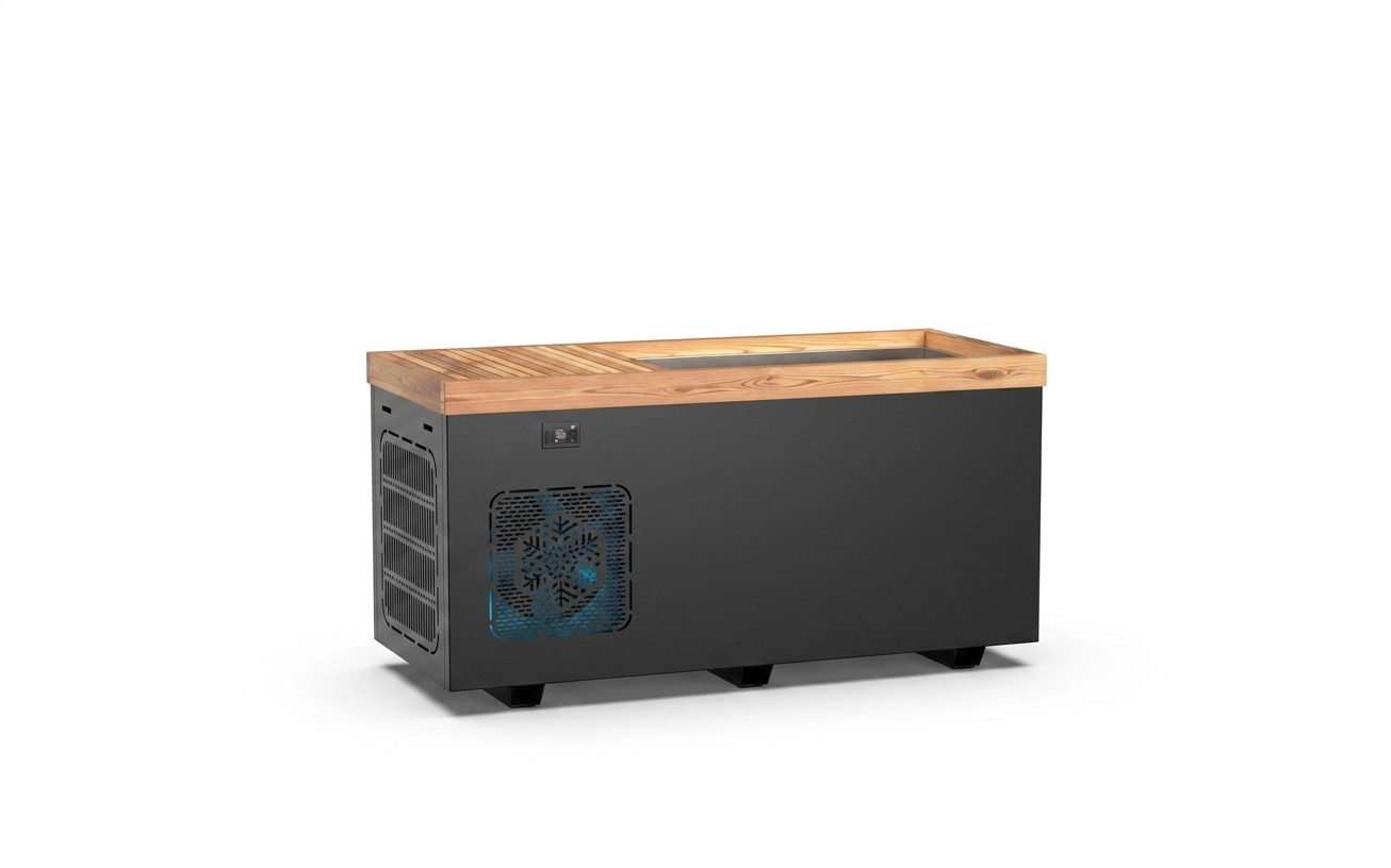 EliteFrost™ Ice Bath Wood Premium