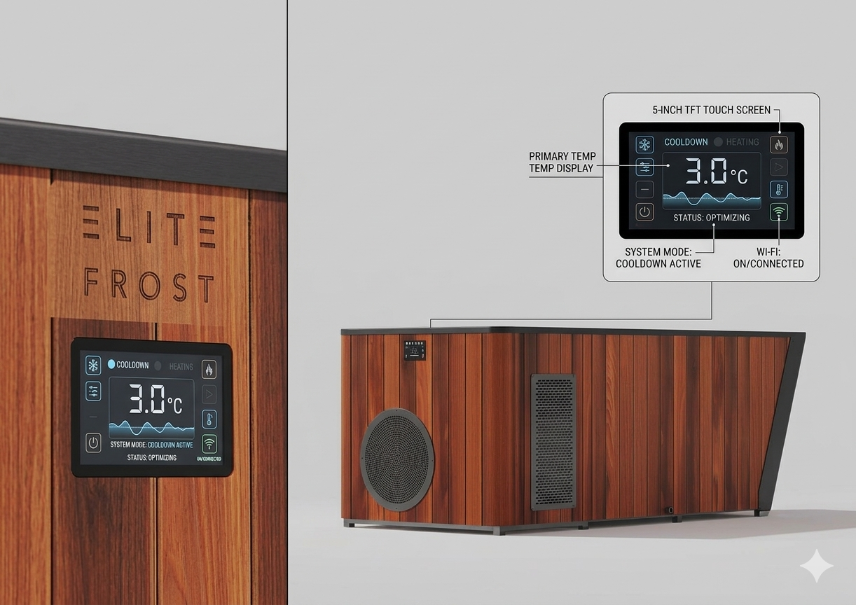 Elite Frost G5 - Sistema de Inmersión en Frío Inteligente (Acero Marino 316)